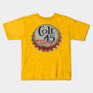 Colt 45 Bottle Cap Kids T-Shirt